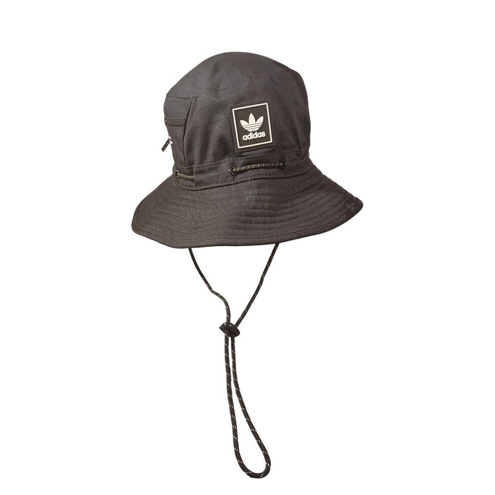 Adidas Aventure Boonie‎ Bucket Hat Zipper Pocket Chin Strap